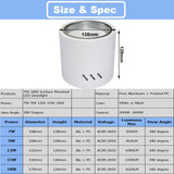 Surface Mounted 9W 12W 15W 18W GD 4pcs LED downlight AC220V Ceiling Lamps Driverless Led Downlight 220V Ceiling Fixtures Lighting