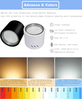 Surface Mounted 9W 12W 15W 18W GD 4pcs LED downlight AC220V Ceiling Lamps Driverless Led Downlight 220V Ceiling Fixtures Lighting