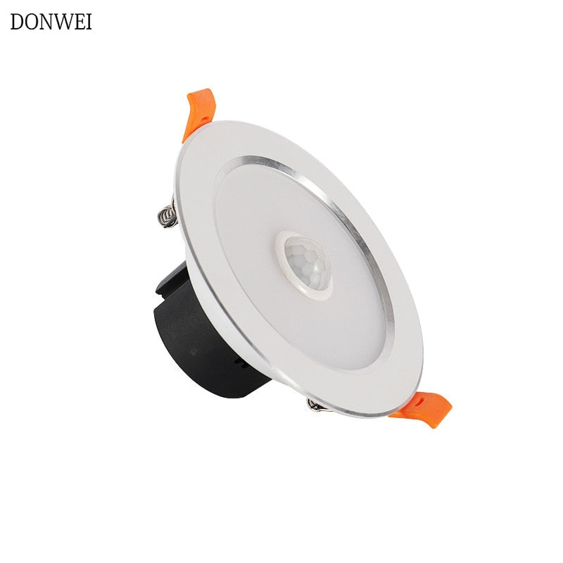 LED PIR Sensor Infrared 5W 7W 12W 15W LED Downlight Recessed Human Body Motion Induction Home Lamp For Living Room Bedroom