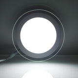 Super Bright 24W LED Glass Panel Light Ceiling LED Downlight Spot Light Round Square LED Recessed Lighting Indoor Lamp For Home