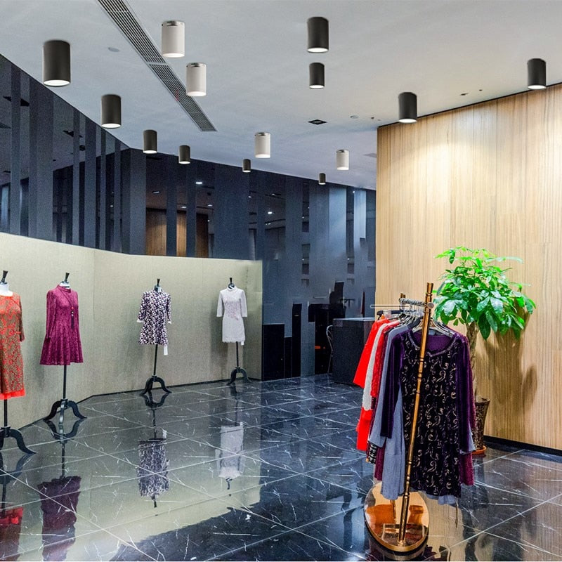 Dimmable Surface Mounted Downlight Ceiling Lamp 7W 12W 15W 18W 21W 24W LED COB Spot Light AC110/220V Ceiling Light