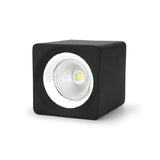 Surface Mounted Dimmable COB LED Downlights 15W AC85V-265V Black White LED Ceiling Down Lamp Indoor Lighting