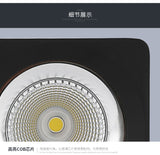 Surface Mounted Dimmable COB LED Downlights 15W AC85V-265V Black White LED Ceiling Down Lamp Indoor Lighting