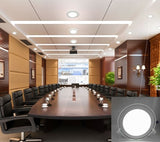 Dimmable LED Panel Downlight Square/Round Glass Panel Lights High Brightness Ceiling Recessed Lamps For Home SMD5630 AC85-265V