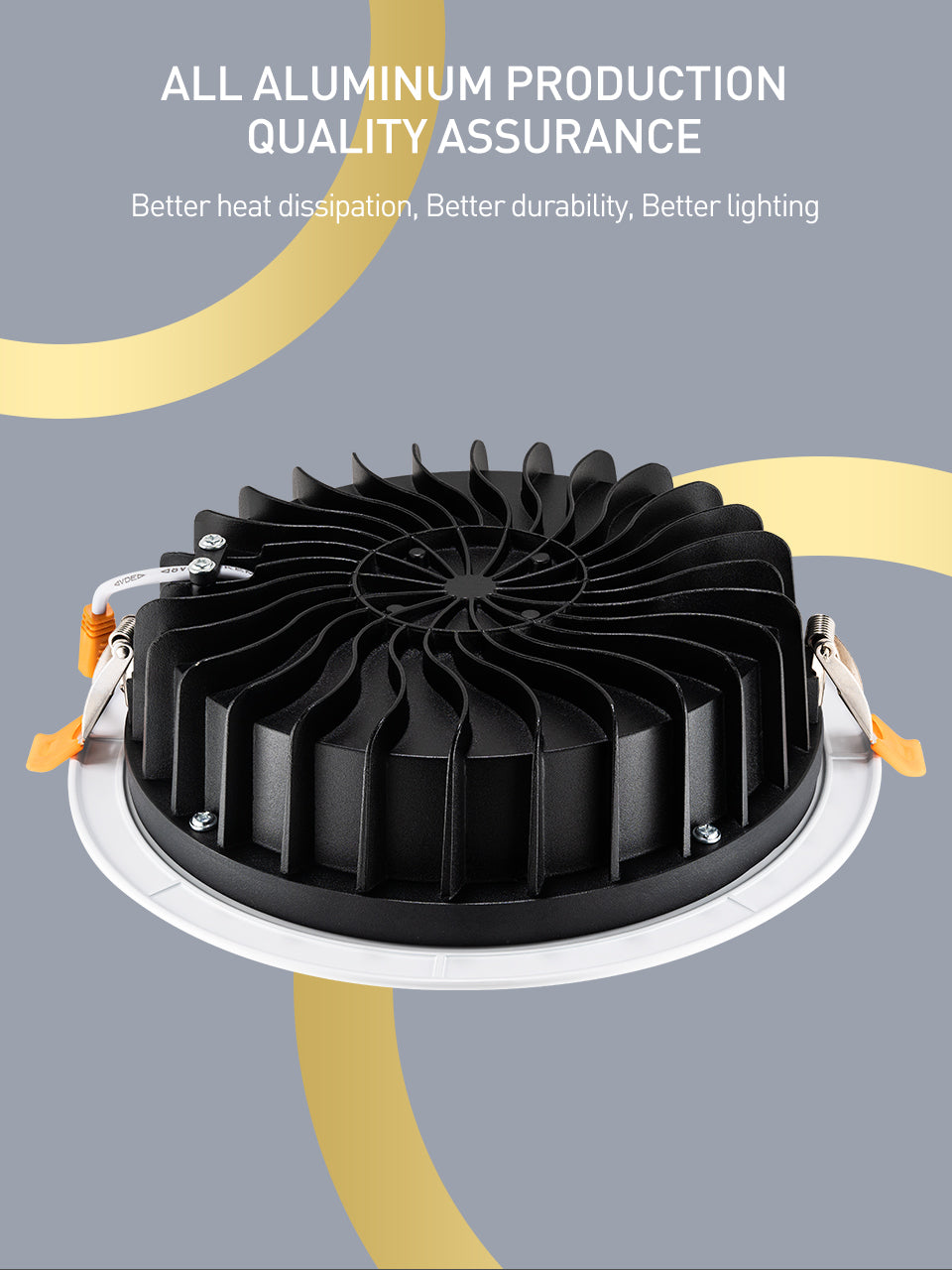 LED Downlight Recessed Round Aluminum LED Ceiling Lamp High Brightness 7W 10W 15W 20W 30W 36W Spotlight Warm Cold White 220-240V