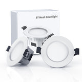 LED Downlight APP control 16 kinds RGBWW 4.5w Round Recessed Lamp 100V-264V Led Bulb Bedroom Kitchen Indoor LED Spot Lighting