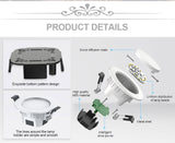 LED Downlight APP control 16 kinds RGBWW 4.5w Round Recessed Lamp 100V-264V Led Bulb Bedroom Kitchen Indoor LED Spot Lighting