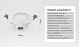 LED Downlight APP control 16 kinds RGBWW 4.5w Round Recessed Lamp 100V-264V Led Bulb Bedroom Kitchen Indoor LED Spot Lighting