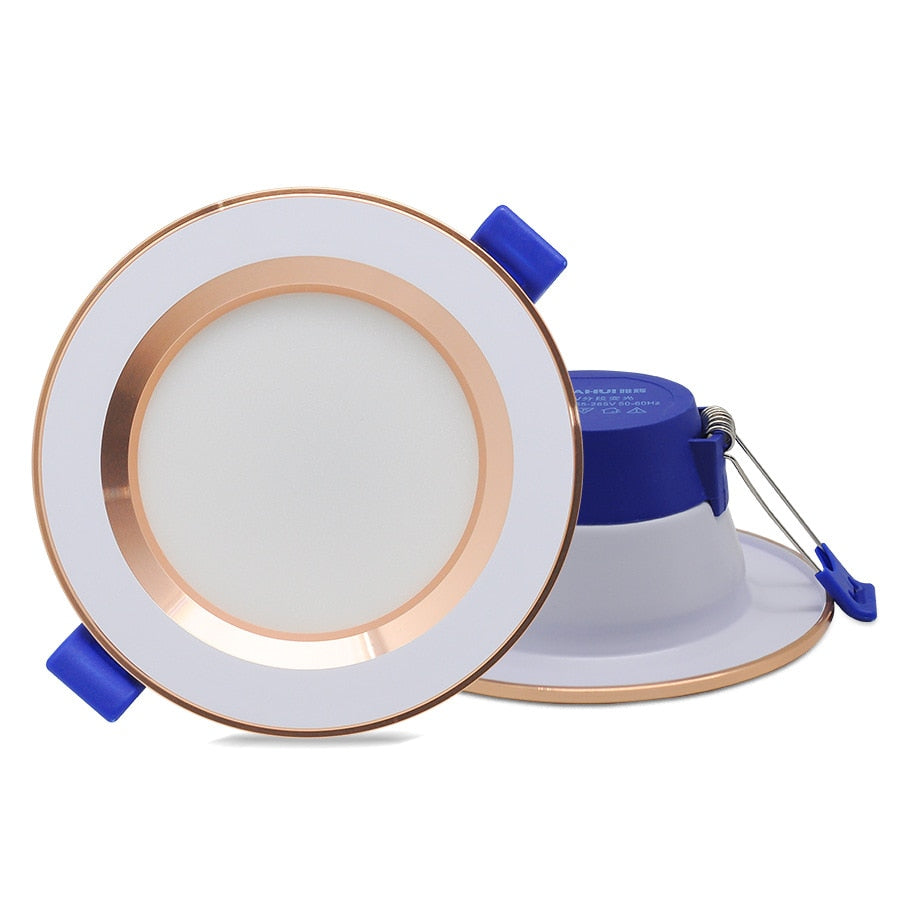 Smart led downlight 27000-6500K 2pcs/lot 3 color CCT Changeable 3 inch 6W downlight AC230V