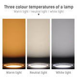 Smart led downlight 27000-6500K 2pcs/lot 3 color CCT Changeable 3 inch 6W downlight AC230V