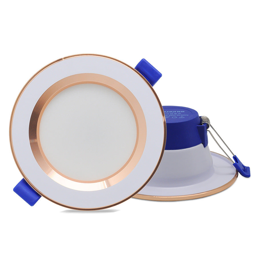 Smart led downlight 27000-6500K 2pcs/lot 3 color CCT Changeable 3 inch 6W downlight AC230V