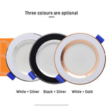 Smart led downlight 27000-6500K 2pcs/lot 3 color CCT Changeable 3 inch 6W downlight AC230V