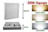 Led Panel Light Surface Mounted 9W 15W 25W Round/Square Downlight lighting Led ceiling down lamp bulbs AC85-265V