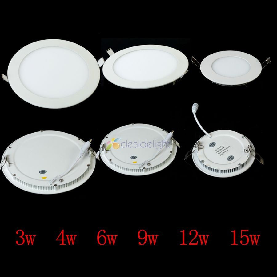 3w/5W/6W/9W/12W/15W/18W led panel lighting Downlight AC85-265V , Warm /Cool white,indoor lighting