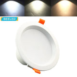LED Downlights 5W 7W 9W Warm white Pure white Cool white dimming changable 6 pack smart lamp 3colors SMD LED ceiling lamp