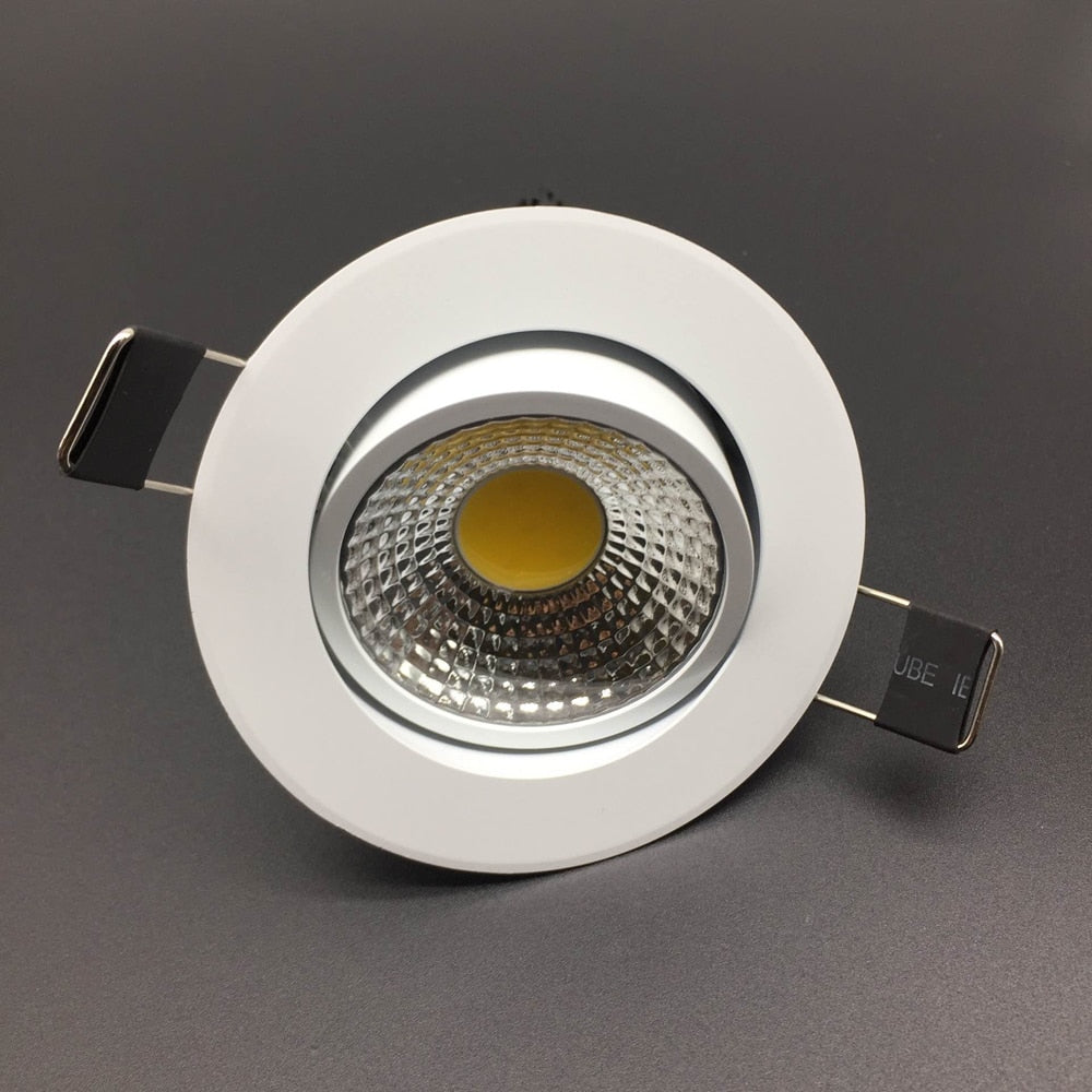 LED Downlight 3W COB Recessed Ceiling Spot Down Light Warm White Cold White AC85-265V Driver Included