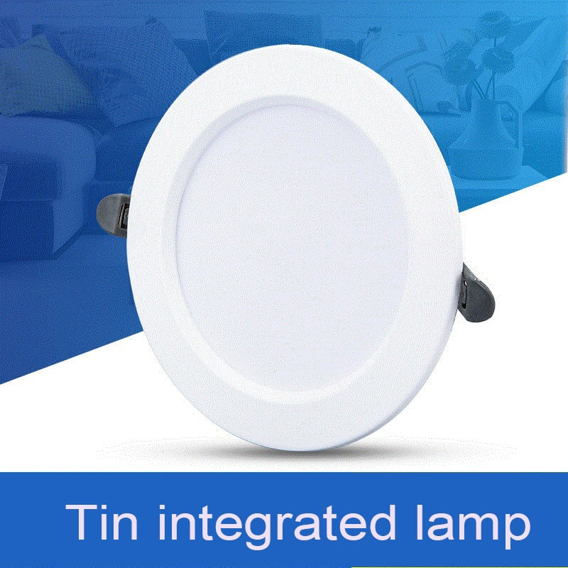 New LED Downlight 220V 230V 240V Round Recessed Lamp 3W 5W 7W 9W 12W 15w 18W Led Bulb Bedroom Kitchen Indoor LED Spot Lighting