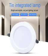 New LED Downlight 220V 230V 240V Round Recessed Lamp 3W 5W 7W 9W 12W 15w 18W Led Bulb Bedroom Kitchen Indoor LED Spot Lighting