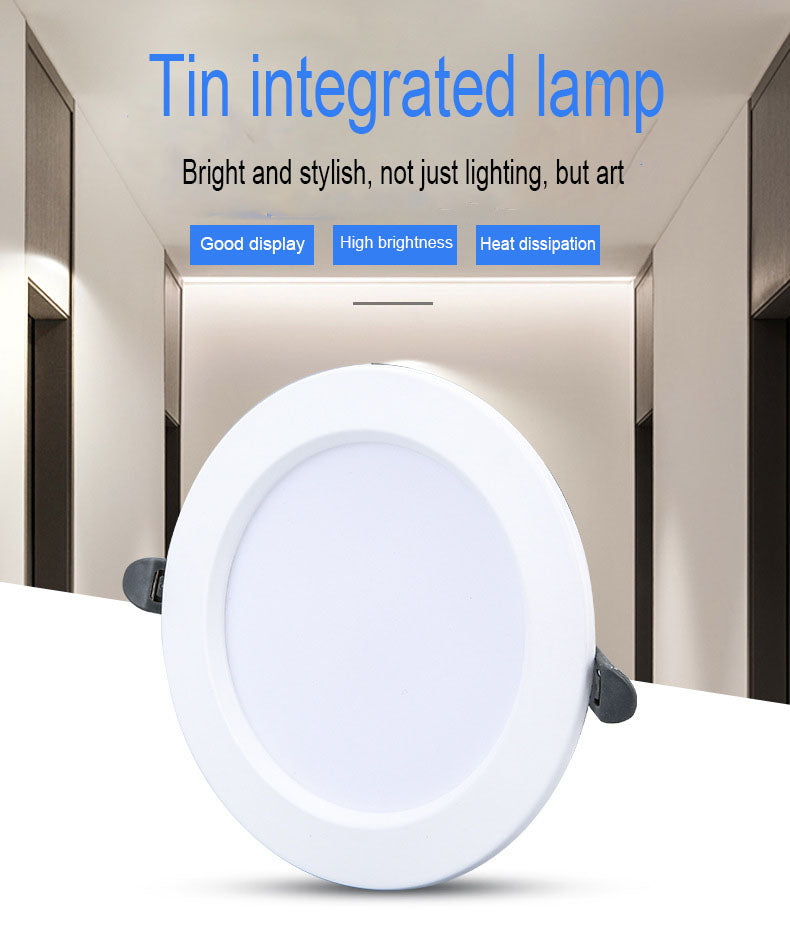 New LED Downlight 220V 230V 240V Round Recessed Lamp 3W 5W 7W 9W 12W 15w 18W Led Bulb Bedroom Kitchen Indoor LED Spot Lighting