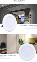 New LED Downlight 220V 230V 240V Round Recessed Lamp 3W 5W 7W 9W 12W 15w 18W Led Bulb Bedroom Kitchen Indoor LED Spot Lighting