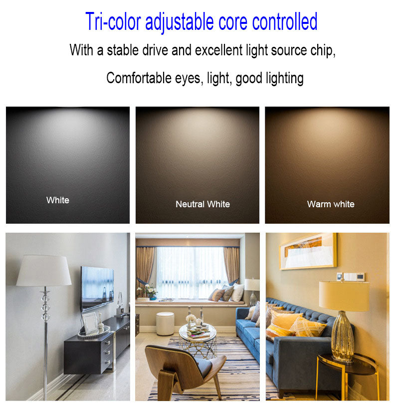 New LED Downlight 220V 230V 240V Round Recessed Lamp 3W 5W 7W 9W 12W 15w 18W Led Bulb Bedroom Kitchen Indoor LED Spot Lighting