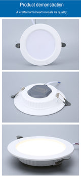 New LED Downlight 220V 230V 240V Round Recessed Lamp 3W 5W 7W 9W 12W 15w 18W Led Bulb Bedroom Kitchen Indoor LED Spot Lighting