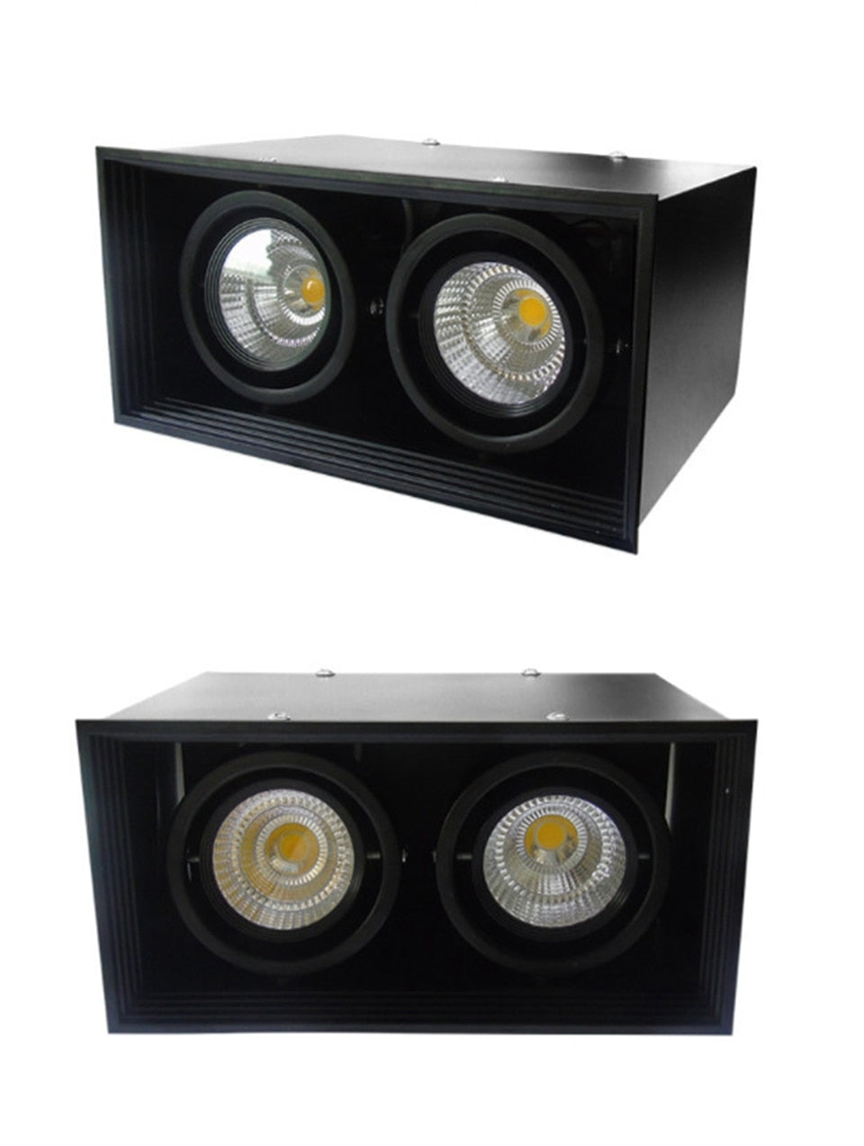 LED Downlight 14W 20W 30W Surface Mounted 1 Head 2 Head LED LED Grille Light AC85-265V COB LED Spot For Home Decor