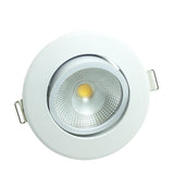  High Quality Round COB LED Spot Lamp 70mm Cutting Hole Recessed Led Downlight 5W 110V-230V Angle Adjustable for Office