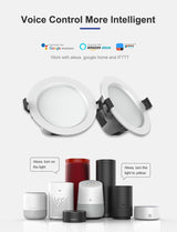 Magic Home 5W 9W 15W RGBCCT Bluetooth LED Downlight Recessed Dimmable AC110V 220V Smart Mesh led Ceiling Light