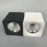 square or round AC110V AC220V AC240V Cold white/Warm white Aluminum 10W 12W 15W LED COB ceiling lamps downlight