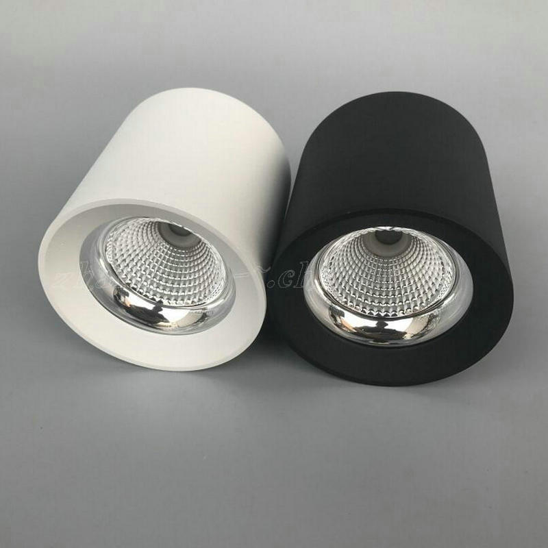 square or round AC110V AC220V AC240V Cold white/Warm white Aluminum 10W 12W 15W LED COB ceiling lamps downlight