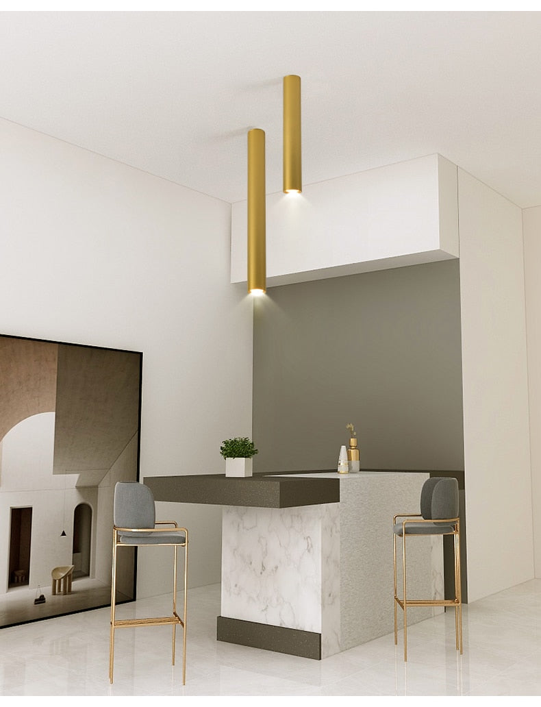 BWART Dimmable Cylinder LED Downlights 9W COB LED Ceiling Spot Lights AC85~265V LED Background Lamps Indoor Lighting