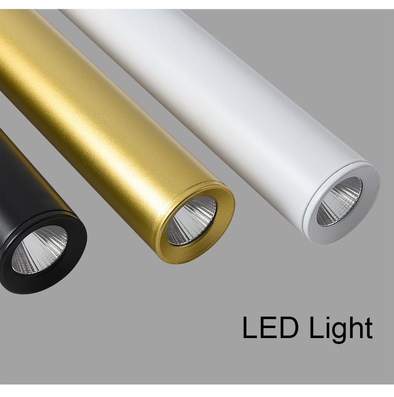 BWART Dimmable Cylinder LED Downlights 9W COB LED Ceiling Spot Lights AC85~265V LED Background Lamps Indoor Lighting