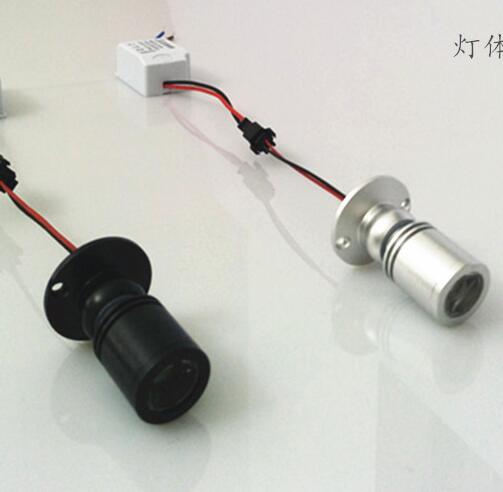 led spot light mini led downlight 10pcs/lot AC85-265V white or warm white cabinet led light RoHS CE 1W