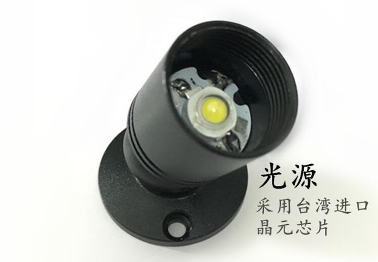 led spot light mini led downlight 10pcs/lot AC85-265V white or warm white cabinet led light RoHS CE 1W