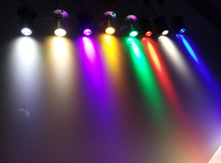 led spot light mini led downlight 10pcs/lot AC85-265V white or warm white cabinet led light RoHS CE 1W