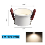 LED Ceiling Lamp 110V 220V 12W 20W COB Downlight Dimmable Spotlight 5W 7W 3000K 4000K 6000K For Home Background Wall Lighting