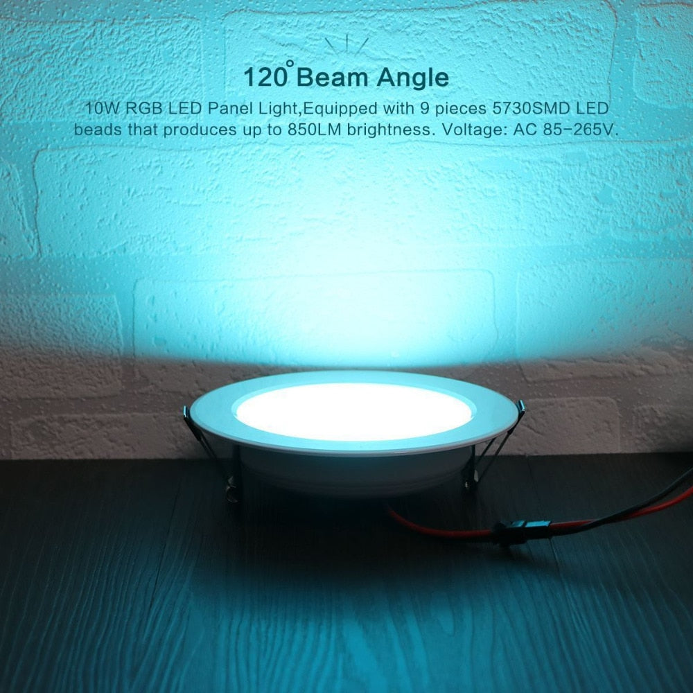 LED Downlight RGB Remote Control 5W/10W Ceiling Downlights Dimming Round Spot Lamp Bedroom Kitchen Indoor Ambient Lights