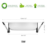 LED Downlight RGB Remote Control 5W/10W Ceiling Downlights Dimming Round Spot Lamp Bedroom Kitchen Indoor Ambient Lights