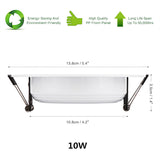 LED Downlight RGB Remote Control 5W/10W Ceiling Downlights Dimming Round Spot Lamp Bedroom Kitchen Indoor Ambient Lights