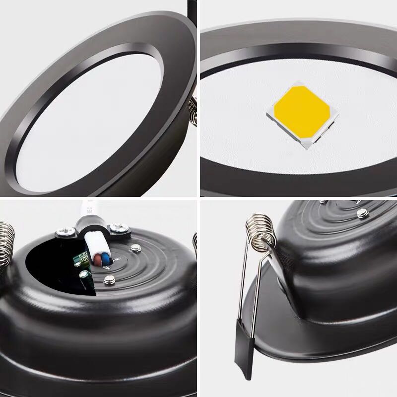 RGB waterproof led downlight lamp 5w 7W 9W 12W 220V led spot ceiling recessed downlights with remote control KTV indoor lights