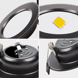 RGB waterproof led downlight lamp 5w 7W 9W 12W 220V led spot ceiling recessed downlights with remote control KTV indoor lights