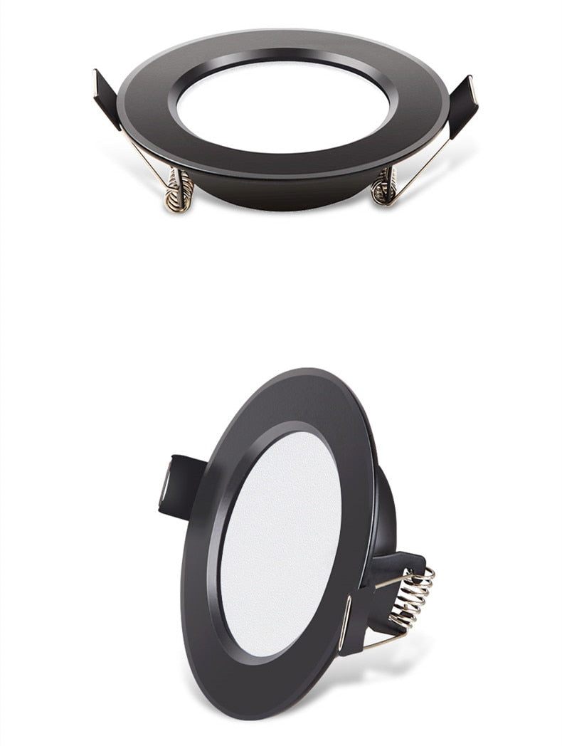 RGB waterproof led downlight lamp 5w 7W 9W 12W 220V led spot ceiling recessed downlights with remote control KTV indoor lights