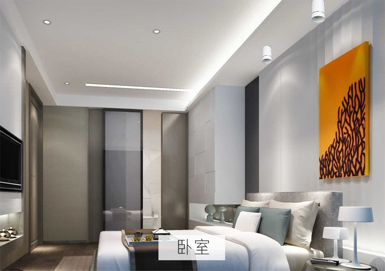 LED Downlights 7W 12W 15W Surface Mounted LED Ceiling Lamps Spot Light LED Downlights AC85V-265V