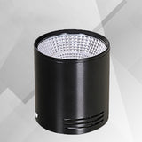 LED Black Surface Mounted Downlight COB Ceiling Spot Light for Hotel Villa Home Lighting