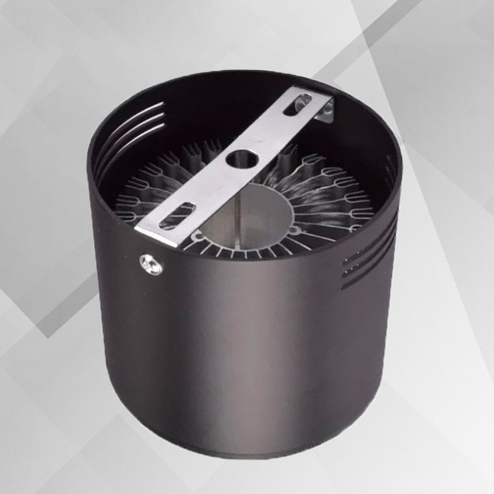 LED Black Surface Mounted Downlight COB Ceiling Spot Light for Hotel Villa Home Lighting