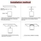 LED Black Surface Mounted Downlight COB Ceiling Spot Light for Hotel Villa Home Lighting