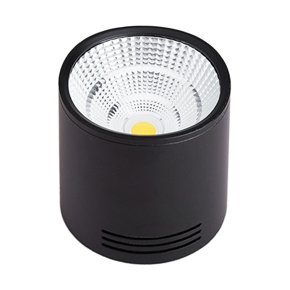 LED Black Surface Mounted Downlight COB Ceiling Spot Light for Hotel Villa Home Lighting