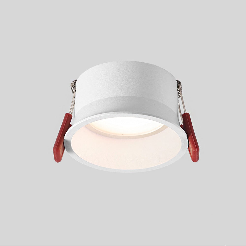 Dimmable Anti-Glare Recessed Downlight 3W 5W 7W 9W 12W 15W 18W Round AC220V Indoor Background LED Ceiling Spot Light
