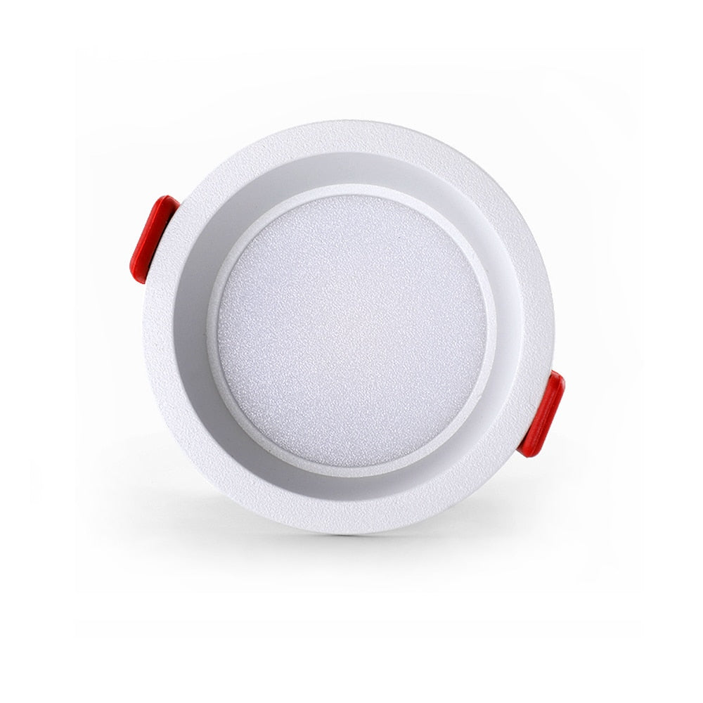 Dimmable Anti-Glare Recessed Downlight 3W 5W 7W 9W 12W 15W 18W Round AC220V Indoor Background LED Ceiling Spot Light